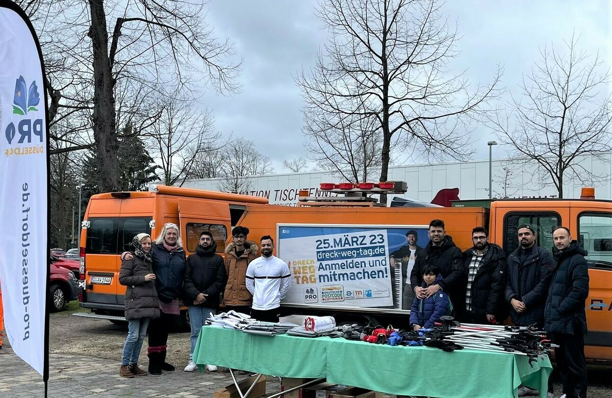 Dreck-weg-Tag am Staufenplatz „Sauberkeit ist ein Teil des Glauben“