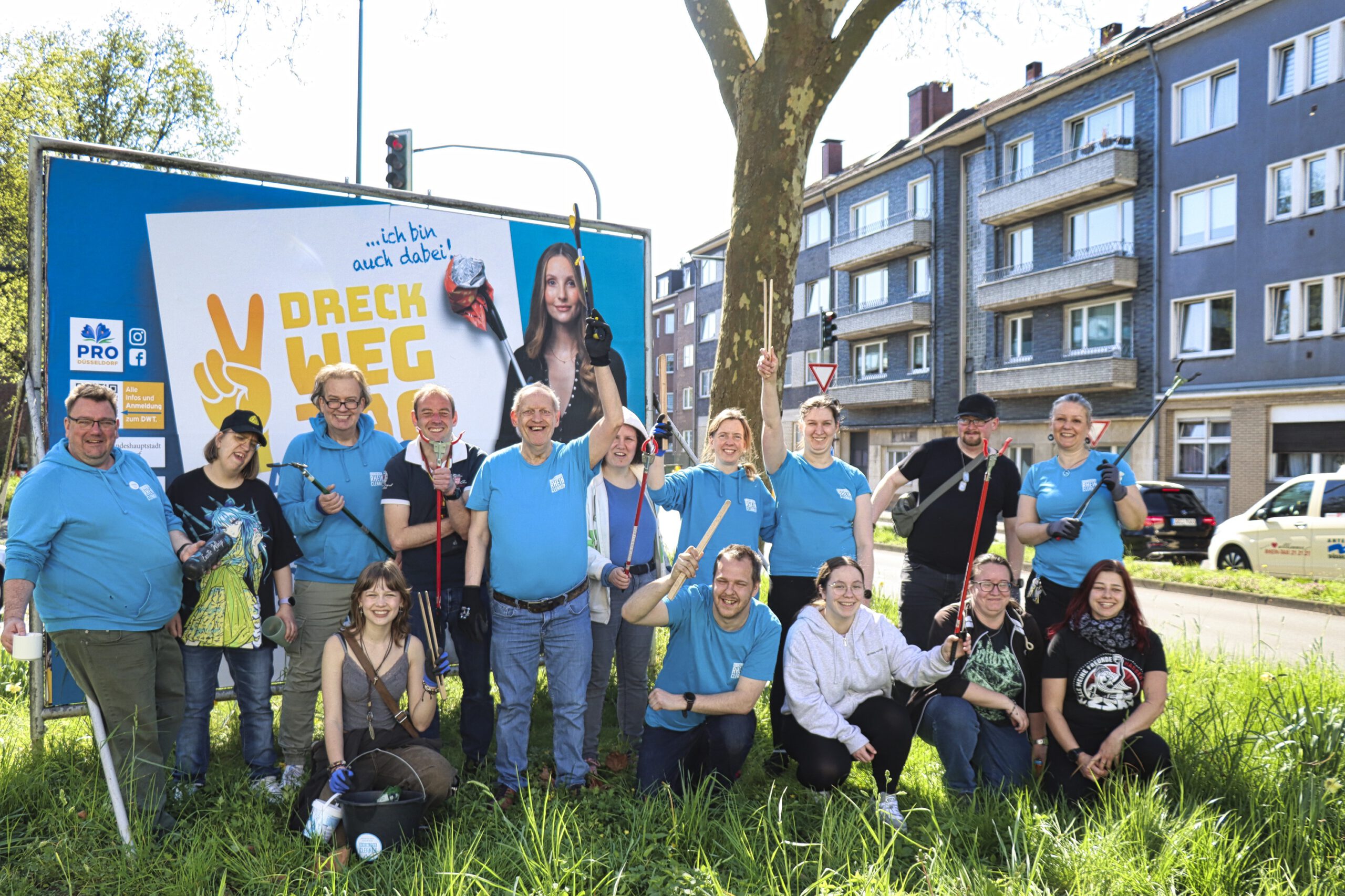 DRECK-WEG-TAG 2025: ÜBER 17.000 EHRENAMTLER*INNEN MACHEN FRÜHJAHRSPUTZ IN DÜSSELDORF